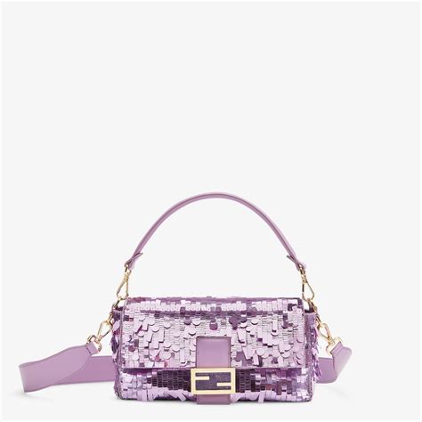 fendi baguette paillettes rosa|fendi handbags.